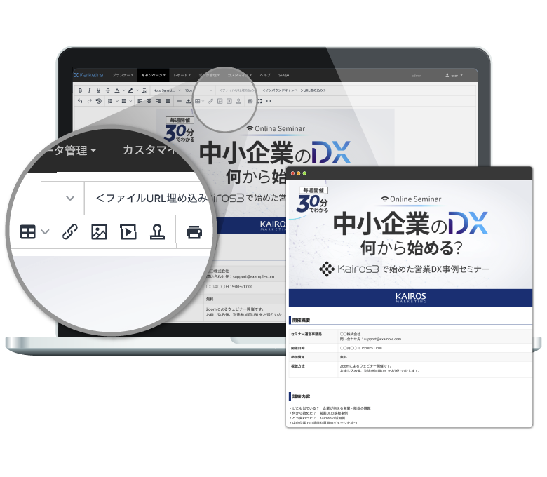 シングルページ機能を使えば、従来よりスピーディーなデジタルマーケティングが可能に！