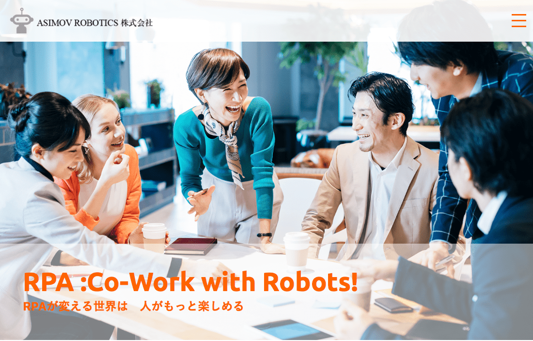 thumnail:ASIMOV ROBOTICS株式会社さまウェブサイト