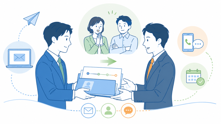 営業異動時に接点が途切れないための文脈設計