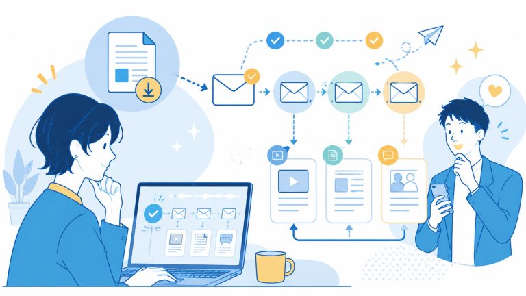 資料ダウンロード後のフォロー、まだ手作業で追いかけていませんか？